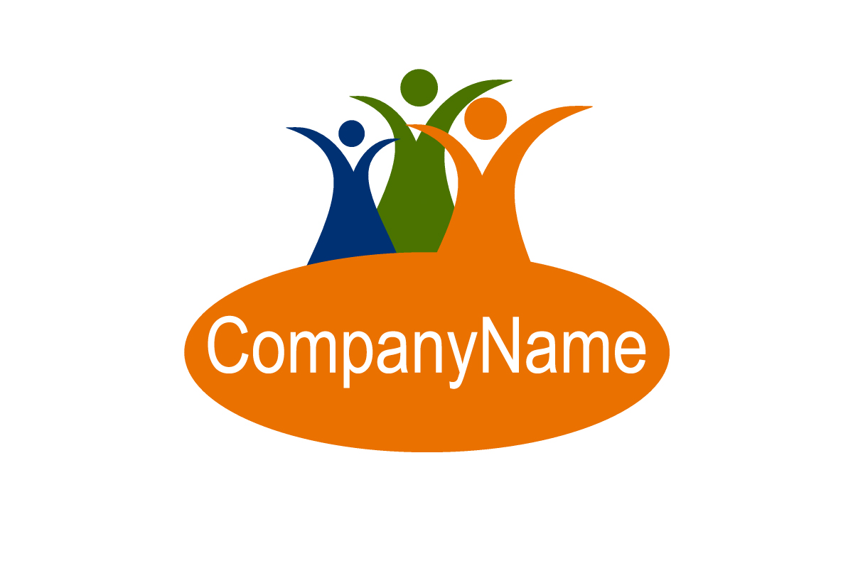 Non-Profit Organization Logo with PSD